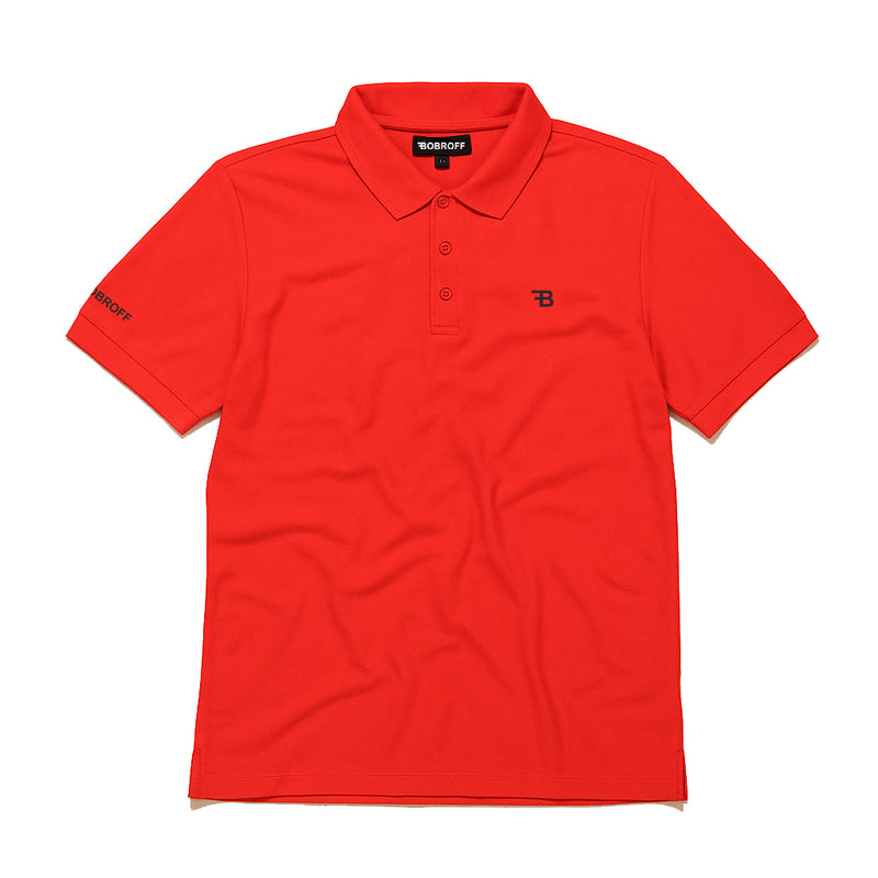 BOBROFF POLO-RED-XL